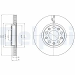 Delphi Ön Fren Diski – BG4314