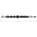 CAVO Arka Fren Hortumu – C900655A / OEM 8K0611775D