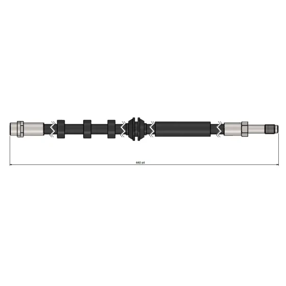 CAVO Arka Fren Hortumu – C900655A / OEM 8K0611775D ürün görseli