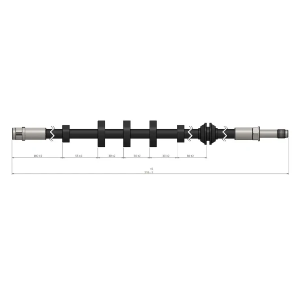 CAVO Ön Fren Hortumu – C900656A / OEM 8K0611707E