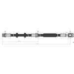 CAVO Ön Fren Hortumu – C900897A / OEM 6R0611701A