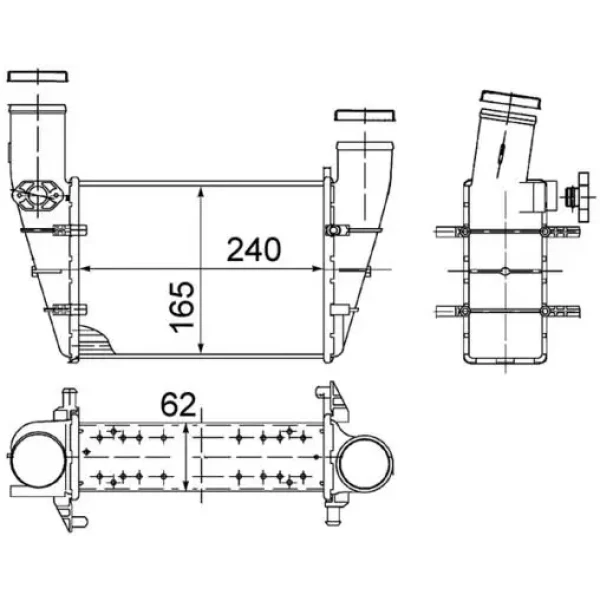 Mahle Turbo Radyatörü – CI130000S / OEM 058145805G