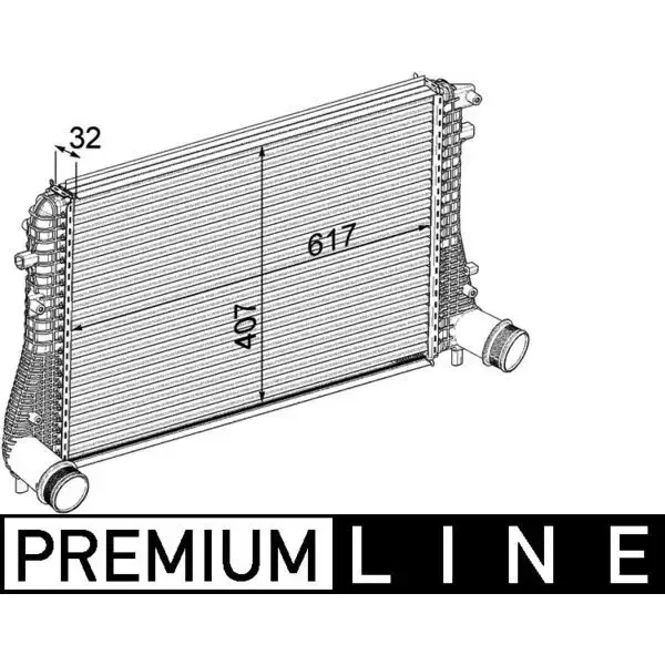 Mahle Turbo Radyatörü – CI207000P / OEM 1K0145803CA