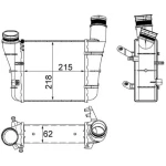 Mahle Turbo Radyatörü – CI336000S / OEM 8E0145805S