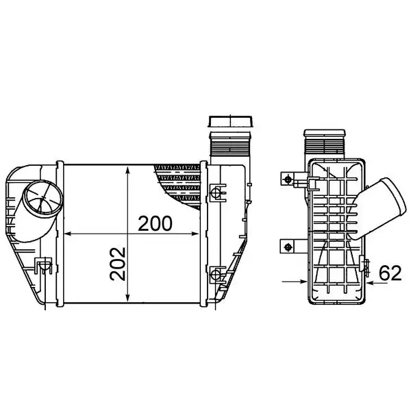 Mahle Turbo Radyatörü – CI423000S / OEM 4F0145805S
