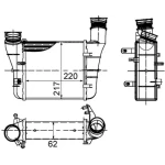 Mahle Turbo Radyatörü – CI426000S / OEM 8E0145805T
