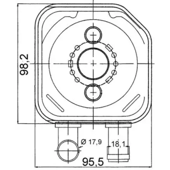 Mahle Motor Yağ Soğutucu – CLC165000S / OEM 059117021B ürün görseli