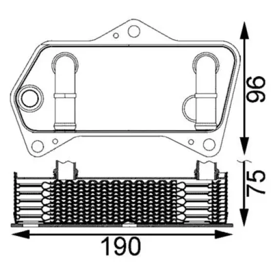 Mahle Şanzıman Yağ Soğutucu – CLC202000S / OEM 02E409061B ürün görseli
