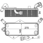 Mahle Şanzıman Yağ Soğutucu – CLC218000P / OEM 4G0317021M