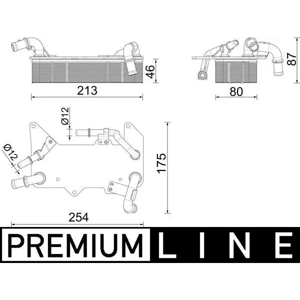 Mahle Şanzıman Yağ Soğutucu – CLC287000P / OEM 4H0317021T