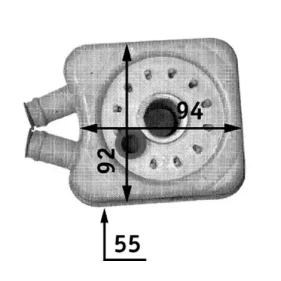 Mahle Motor Yağ Soğutucu – CLC45000S / OEM 068117021BX ürün görseli
