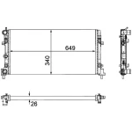 Mahle Radyatör – CR1096000P / OEM 6R0121253N