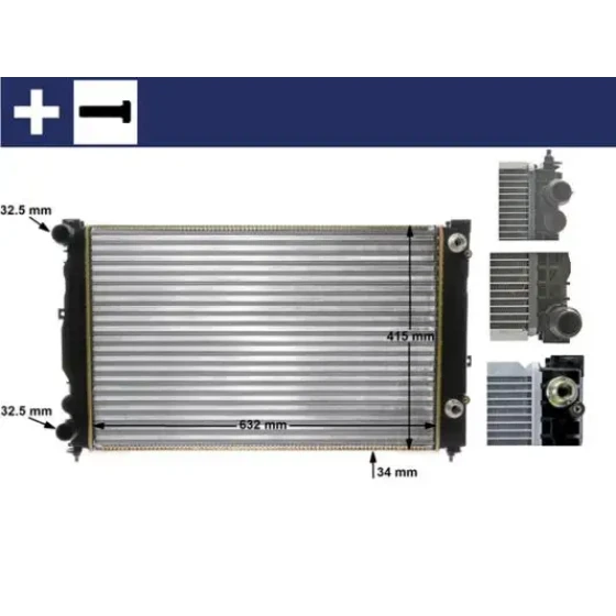 Mahle Radyatör – CR132000S / OEM 8D0121251BE ürün görseli
