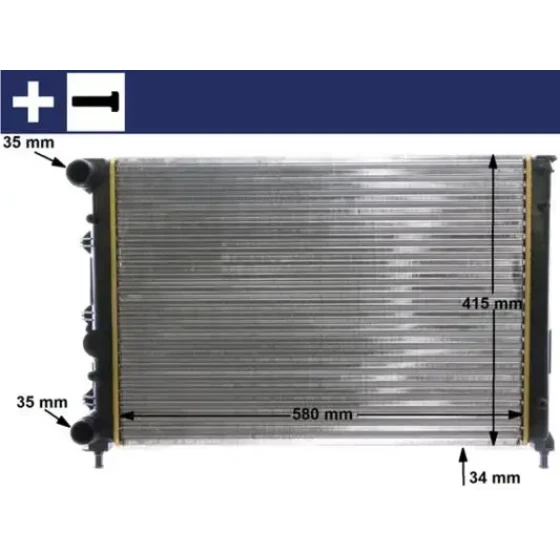 Mahle Radyatör – CR1411000S / OEM 46743394 ürün görseli
