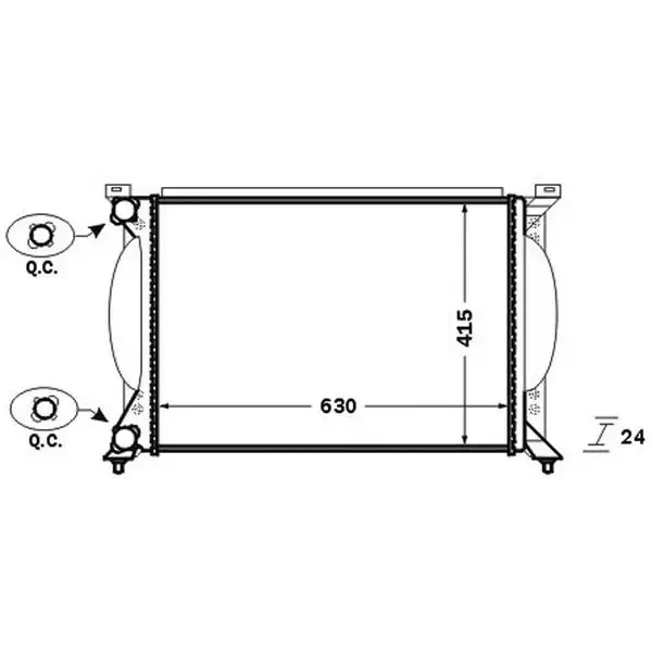 Mahle Radyatör – CR1417000S / OEM 8E0121251A