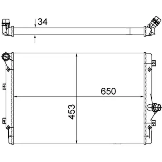 Mahle Radyatör – CR1539002S ürün görseli