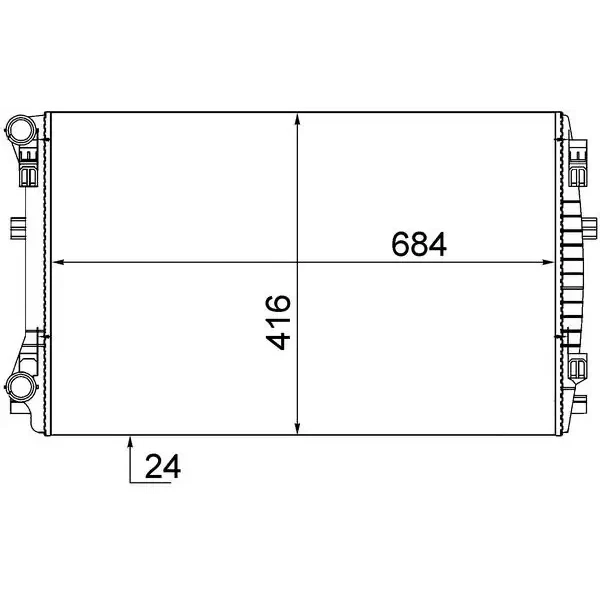 Mahle Radyatör – CR2054001S