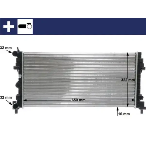 Mahle Radyatör – CR2081000S / OEM 6R0121253A