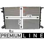 Mahle Radyatör – CR2176000P / OEM 8W0121251K