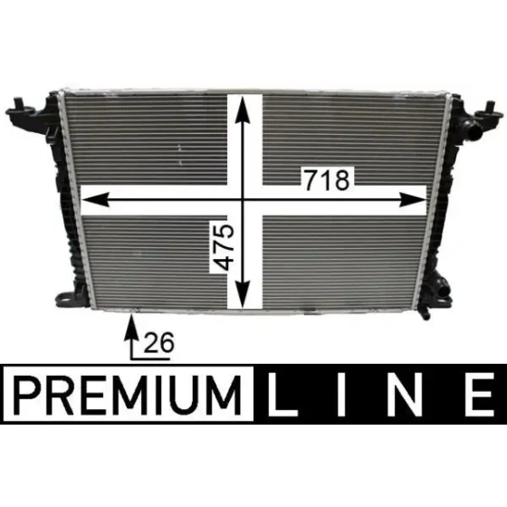 Mahle Radyatör – CR2179000P ürün görseli