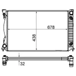 Mahle Radyatör – CR842000S / OEM 4F0121251P