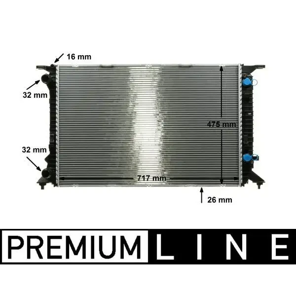 Mahle Radyatör – CR910000P / OEM 8K0121251AJ