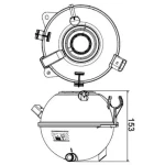 Mahle Yedek Su Deposu – CRT19000S / OEM 1K0121407A