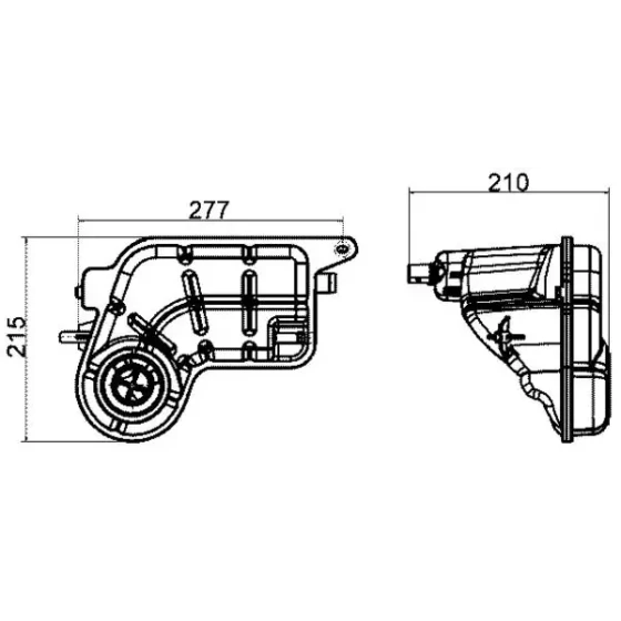 Mahle Yedek Su Deposu – CRT20000S / OEM 4F0121403N ürün görseli
