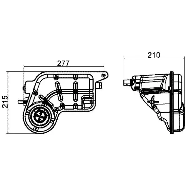 Mahle Yedek Su Deposu – CRT20000S / OEM 4F0121403N