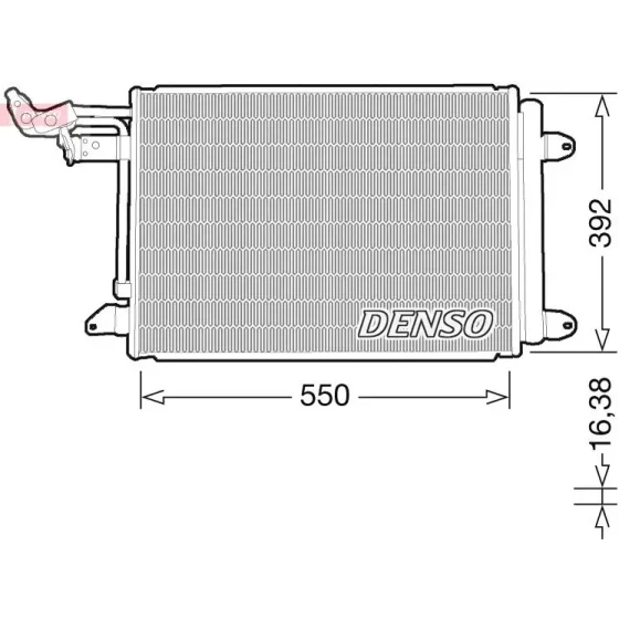 Denso Klima Radyatörü – DCN32032 / OEM 1K0820411D ürün görseli