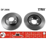 TRW Ön Fren Diski – DF2806 / OEM 8E0615301D