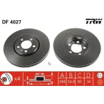 TRW Ön Fren Diski – DF4027 / OEM 6R0615301A