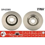 TRW Ön Fren Diski – DF4258S / OEM 8D0615301M