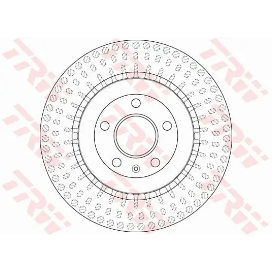 TRW Arka Fren Diski – DF6175S / OEM 4H0615601D ürün görseli