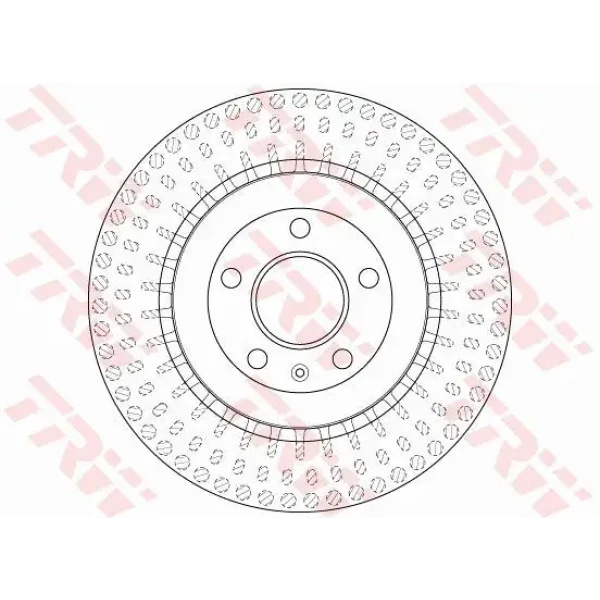 TRW Arka Fren Diski – DF6175S / OEM 4H0615601D