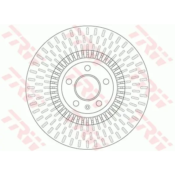 TRW Ön Fren Diski – DF6216 / OEM 4G0615301A