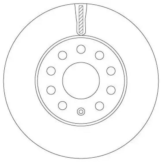 TRW Ön Fren Diski – DF6903S / OEM 5Q0615301E ürün görseli