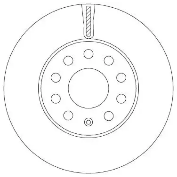 TRW Ön Fren Diski – DF6903S / OEM 5Q0615301E