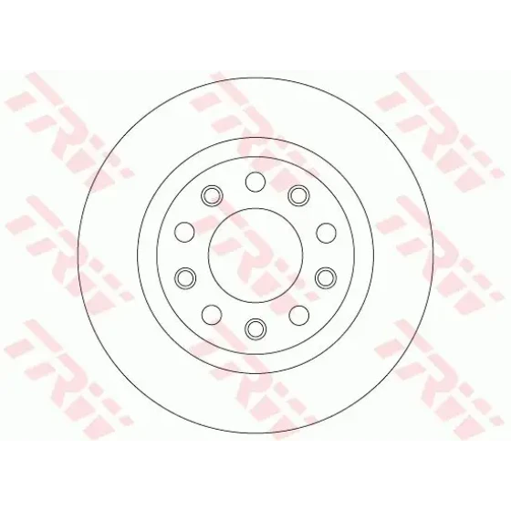 TRW Arka Fren Diski – DF8070 / OEM 51815313 ürün görseli