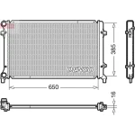 Denso Radyatör – DRM02014 / OEM 1K0121251BR