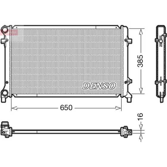 Denso Radyatör – DRM02014 / OEM 1K0121251BR ürün görseli