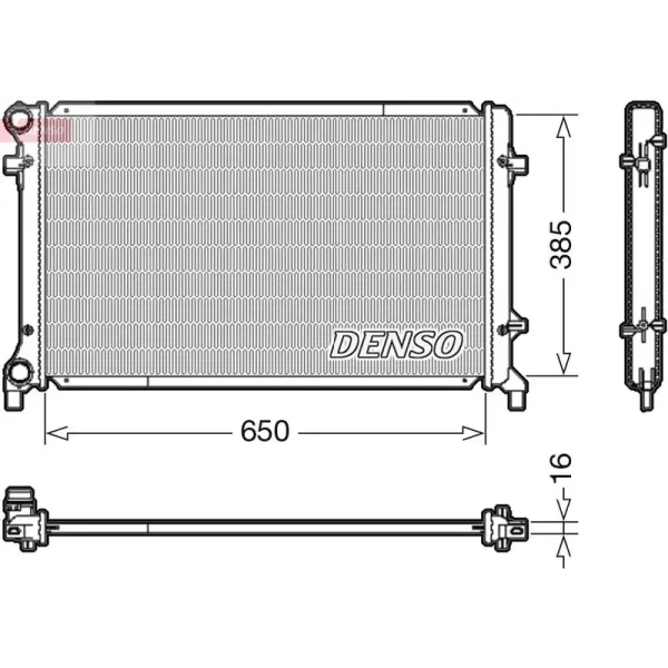 Denso Radyatör – DRM02014 / OEM 1K0121251BR