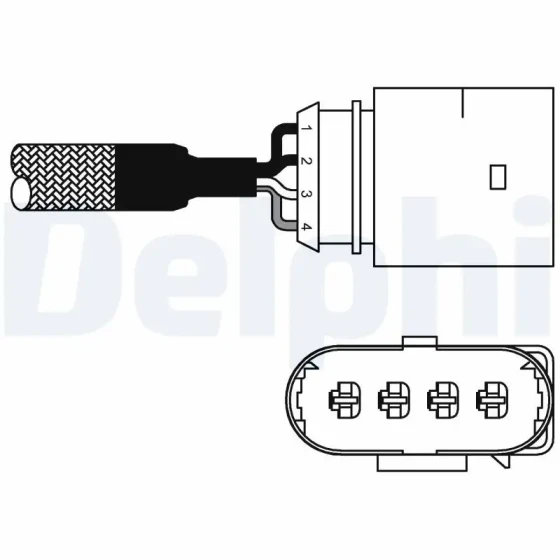 Delphi Oksijen Sensörü – ES10978-12B1 / OEM 06A906265E ürün görseli