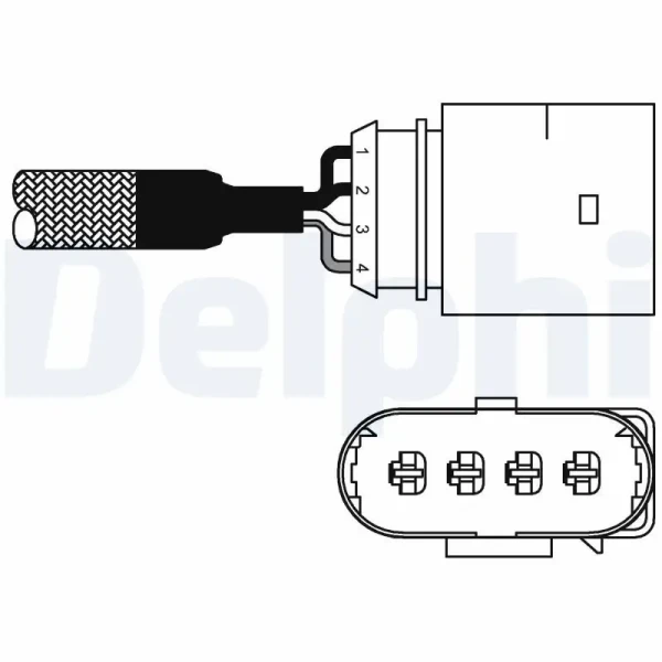 Delphi Oksijen Sensörü – ES10978-12B1 / OEM 06A906265E