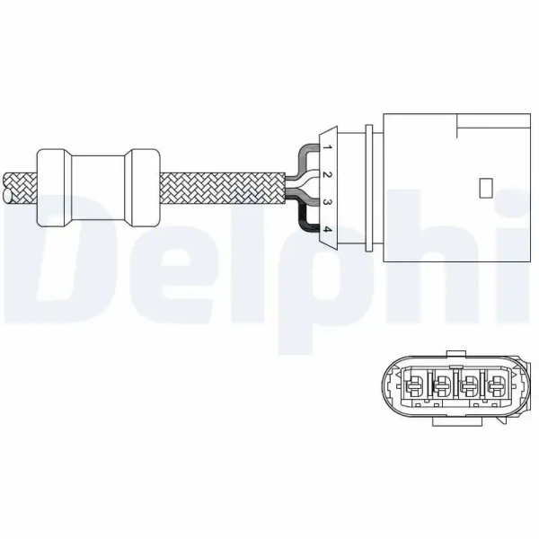 Delphi Oksijen Sensörü – ES20348-12B1 / OEM 06A906262AM
