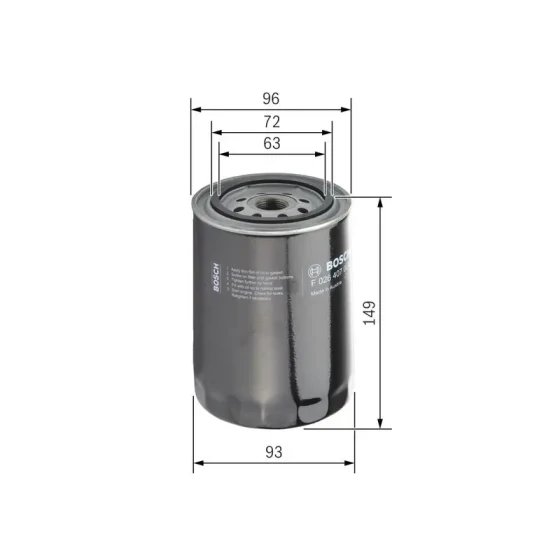 Bosch Yağ Filtresi – F026407004 / OEM 068115561F ürün görseli