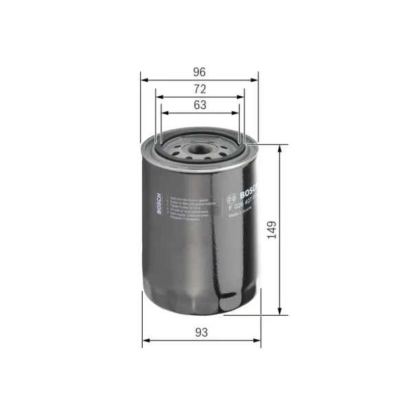 Bosch Yağ Filtresi – F026407004 / OEM 068115561F