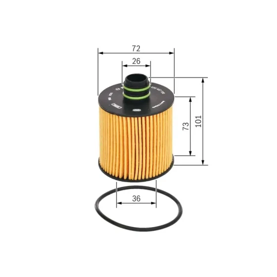 Bosch Yağ Filtresi – F026407108 / OEM 71754675 ürün görseli
