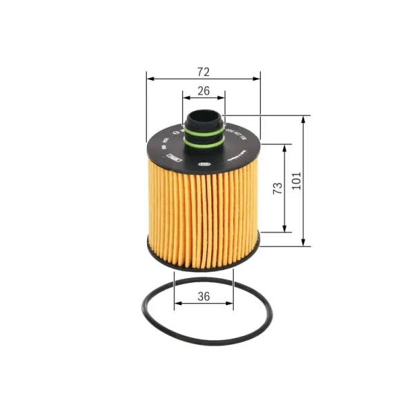 Bosch Yağ Filtresi – F026407108 / OEM 71754675