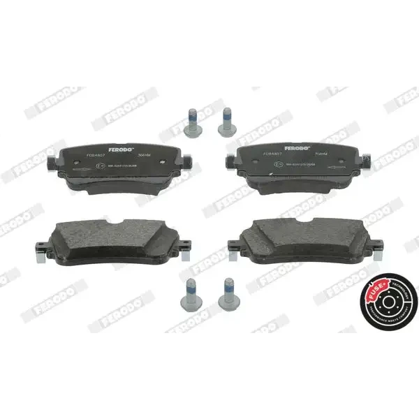 Ferodo Arka Fren Balatası – FDB4807 / OEM 4M0698451N